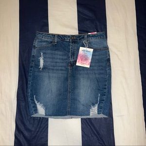 NWT Fashion Nova Denim Skirt Size L